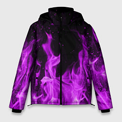 Мужская зимняя куртка Фиолетовый огонь