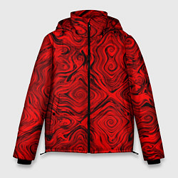 Мужская зимняя куртка Tie-Dye red