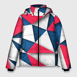 Куртка зимняя мужская Geometry style, цвет: 3D-черный