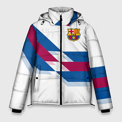 Куртка зимняя мужская FC Barcelona, цвет: 3D-черный