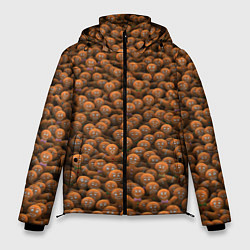 Куртка зимняя мужская Имбирные печеньки, цвет: 3D-черный