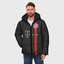 Куртка зимняя мужская Bayern FC: Black 2018, цвет: 3D-черный — фото 2