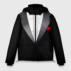 Куртка зимняя мужская Смокинг мистера, цвет: 3D-черный
