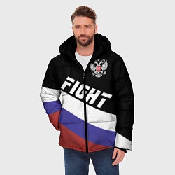 Куртка зимняя мужская Fight Russia, цвет: 3D-красный — фото 2