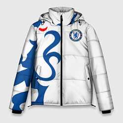 Куртка зимняя мужская FC Chelsea: White Lion, цвет: 3D-черный