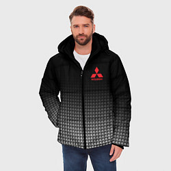 Куртка зимняя мужская MITSUBISHI SPORT, цвет: 3D-черный — фото 2