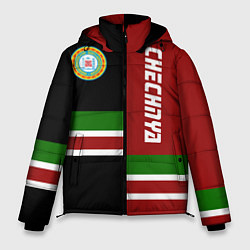 Куртка зимняя мужская Chechnya, Russia, цвет: 3D-красный