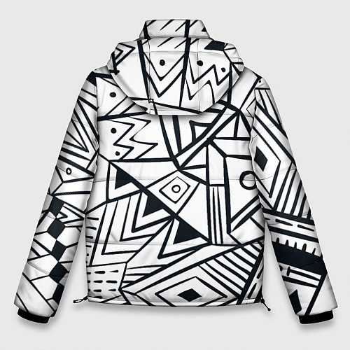 Мужская зимняя куртка Boho Style / 3D-Светло-серый – фото 2