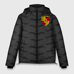 Куртка зимняя мужская Porsche: Grey Sport, цвет: 3D-черный