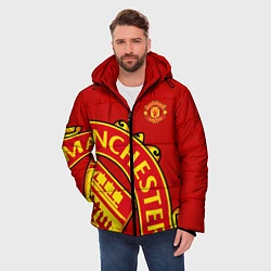 Куртка зимняя мужская FC Man United: Red Exclusive, цвет: 3D-черный — фото 2