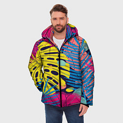 Куртка зимняя мужская Тропическая мода, цвет: 3D-черный — фото 2