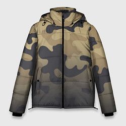 Куртка зимняя мужская Camouflage Khaki, цвет: 3D-красный