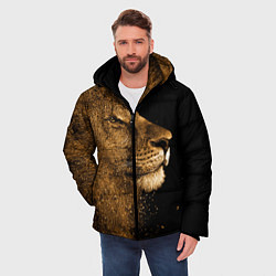 Куртка зимняя мужская Песчаный лев, цвет: 3D-черный — фото 2