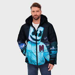 Куртка зимняя мужская M - means Marshmello, цвет: 3D-черный — фото 2