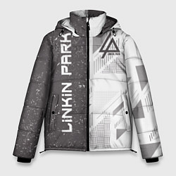 Куртка зимняя мужская Linkin Park: Grey Form, цвет: 3D-черный