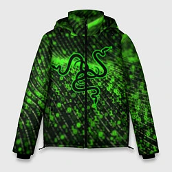 Куртка зимняя мужская RAZER: Snake Style, цвет: 3D-черный