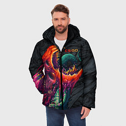 Куртка зимняя мужская CS:GO Hyper Beast Original, цвет: 3D-красный — фото 2