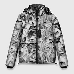 Куртка зимняя мужская Ahegao Babes, цвет: 3D-черный