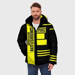 Куртка зимняя мужская PUBG: Yellow Lifestyle, цвет: 3D-черный — фото 2