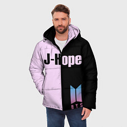 Куртка зимняя мужская BTS J-hope, цвет: 3D-черный — фото 2