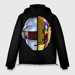 Куртка зимняя мужская Daft Punk: Smile Helmet, цвет: 3D-красный