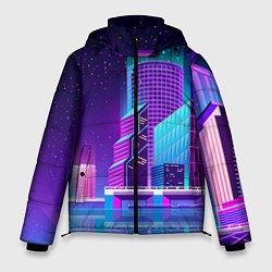 Куртка зимняя мужская Neon Nights, цвет: 3D-черный