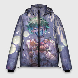 Куртка зимняя мужская My Hero Academia в кустах, цвет: 3D-светло-серый