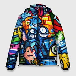 Куртка зимняя мужская Graffiti Exclusive, цвет: 3D-светло-серый