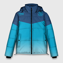 Куртка зимняя мужская FC Barcelona - Windrunner 2022, цвет: 3D-красный