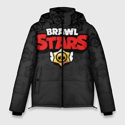 Куртка зимняя мужская Brawl Stars: Black Team, цвет: 3D-черный