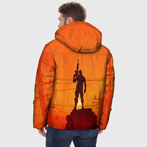 Мужская зимняя куртка Fortnite / 3D-Красный – фото 4
