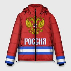 Куртка зимняя мужская Хоккей: Россия, цвет: 3D-светло-серый