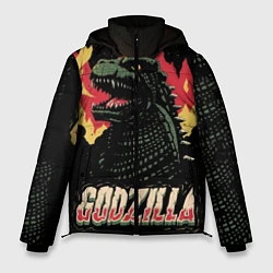 Куртка зимняя мужская Flame Godzilla, цвет: 3D-черный