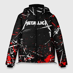 Куртка зимняя мужская METALLICA, цвет: 3D-черный