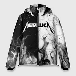 Куртка зимняя мужская METALLICA, цвет: 3D-красный