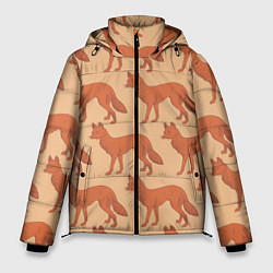 Куртка зимняя мужская Лисья стая, цвет: 3D-красный