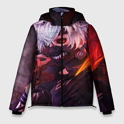 Куртка зимняя мужская Токийский Гуль, цвет: 3D-черный