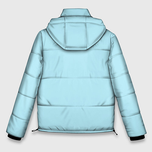 Мужская зимняя куртка MINECRAFT НОВОГОДНИЙ / 3D-Светло-серый – фото 2
