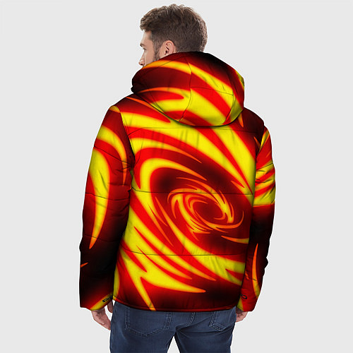 Мужская зимняя куртка BRAWL STARS SALLY LEON / 3D-Красный – фото 4