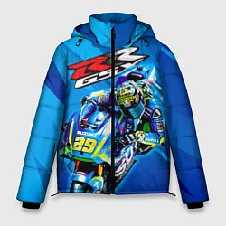 Куртка зимняя мужская Suzuki MotoGP, цвет: 3D-черный