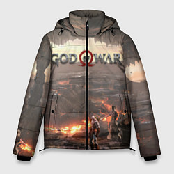 Куртка зимняя мужская GOD OF WAR, цвет: 3D-черный