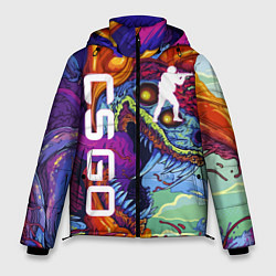 Куртка зимняя мужская CS GO HYPERBEAST, цвет: 3D-красный