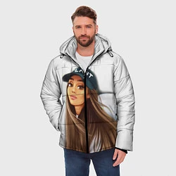 Куртка зимняя мужская Ariana Grande Ариана Гранде, цвет: 3D-черный — фото 2