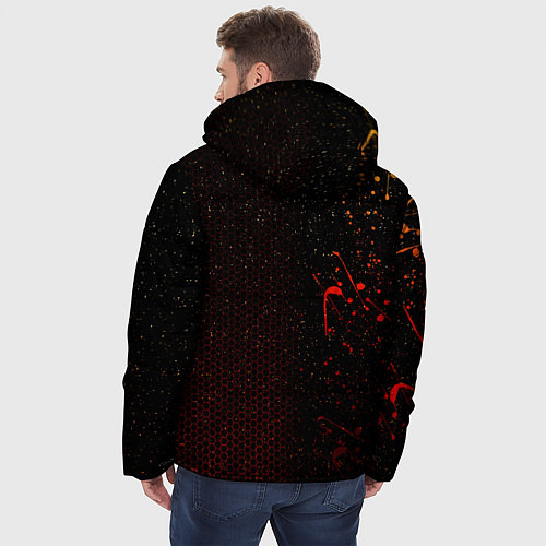 Мужская зимняя куртка Brawl Stars / 3D-Красный – фото 4
