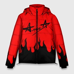 Куртка зимняя мужская АлисА, цвет: 3D-черный