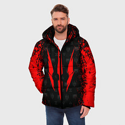 Куртка зимняя мужская ВЕДЬМАК, цвет: 3D-черный — фото 2