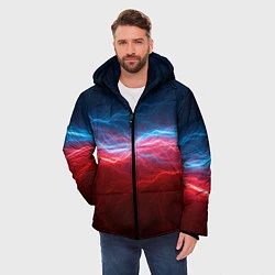 Куртка зимняя мужская Огонь и лёд, цвет: 3D-светло-серый — фото 2