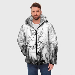 Куртка зимняя мужская LIL PEEP CRY BABY, цвет: 3D-черный — фото 2
