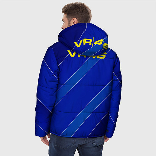 Мужская зимняя куртка Valentino Rossi / 3D-Красный – фото 4