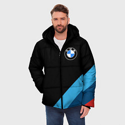 Куртка зимняя мужская BMW, цвет: 3D-красный — фото 2